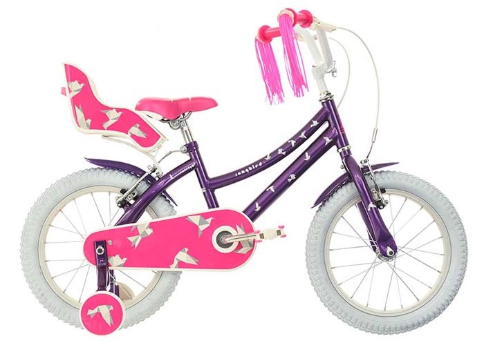 Фиолетовый велосипед для девочек